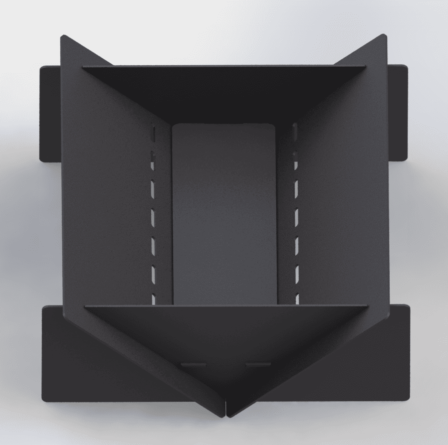 Palenisko ogrodowe Quadro 600 mm. Pliki DXF do cięcia laserowego i plazmowego. Фото 8