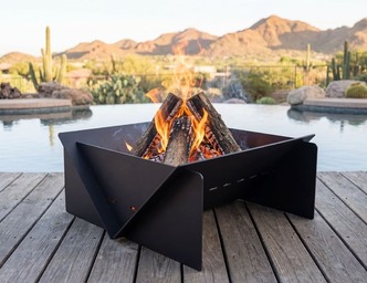 Quadro 23" Fire Pit. DXF files for laser, plasma cutting
