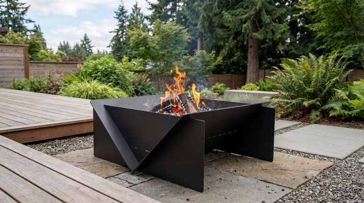 Quadro 39" Fire Pit. DXF files for laser, plasma cutting
