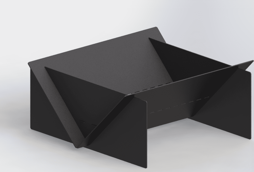 Quadro 39" Fire Pit. DXF files for laser, plasma cutting. Фото 5