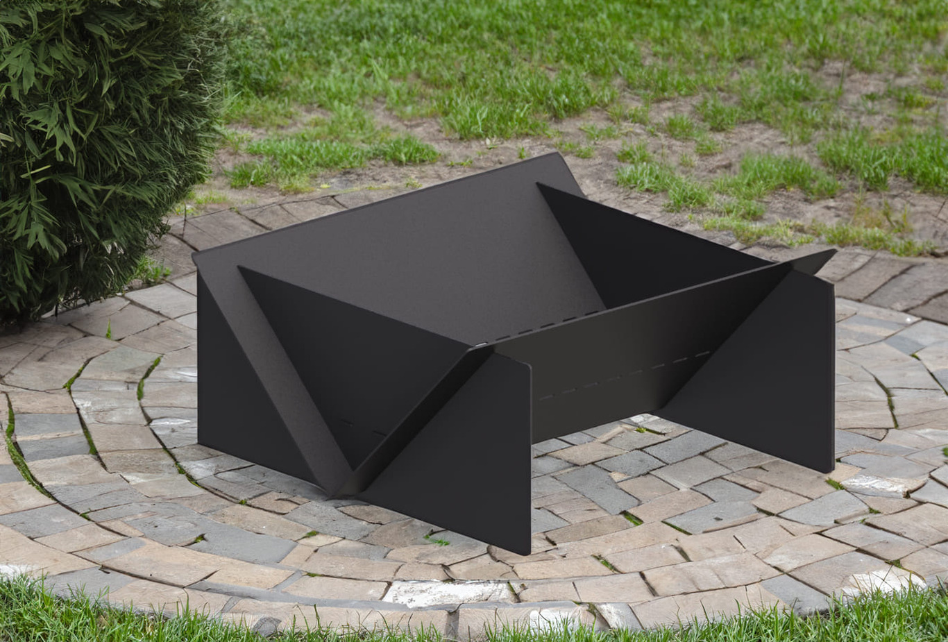 Quadro 39" Fire Pit. DXF files for laser, plasma cutting. Фото 3