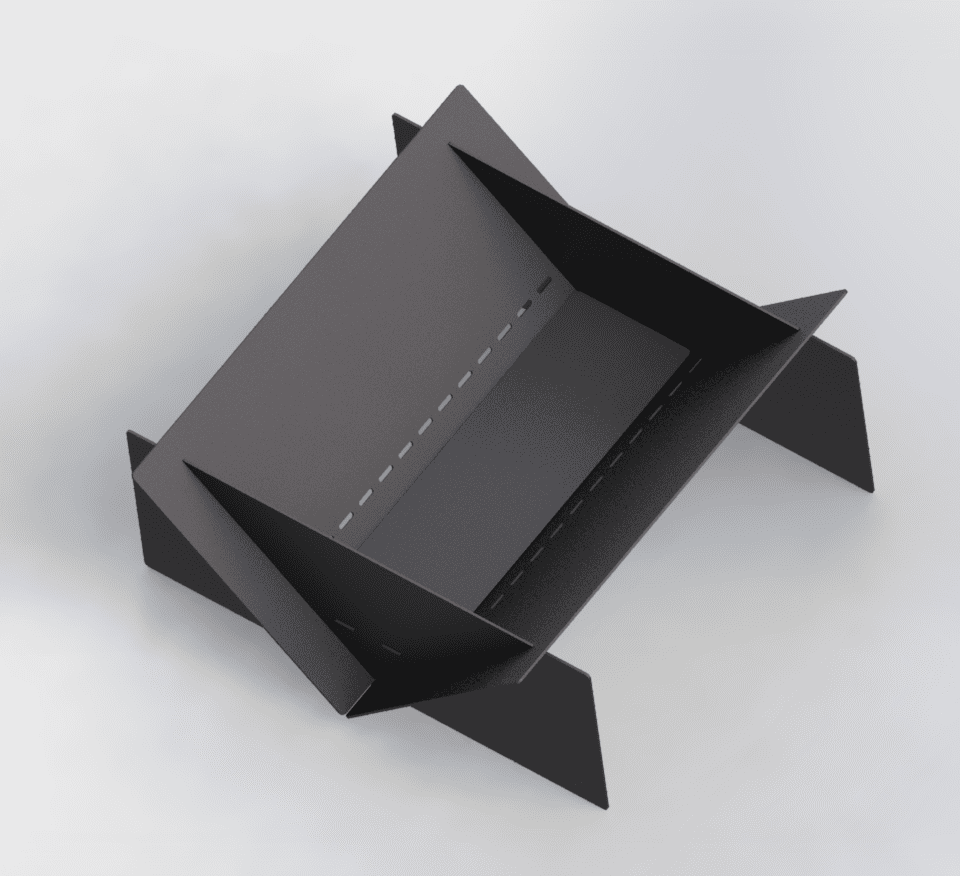 Quadro 39" Fire Pit. DXF files for laser, plasma cutting. Фото 4