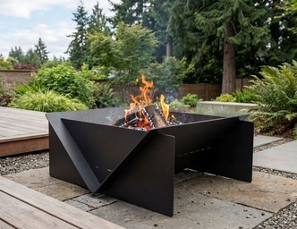 Quadro 39" Fire Pit. DXF files for laser, plasma cutting