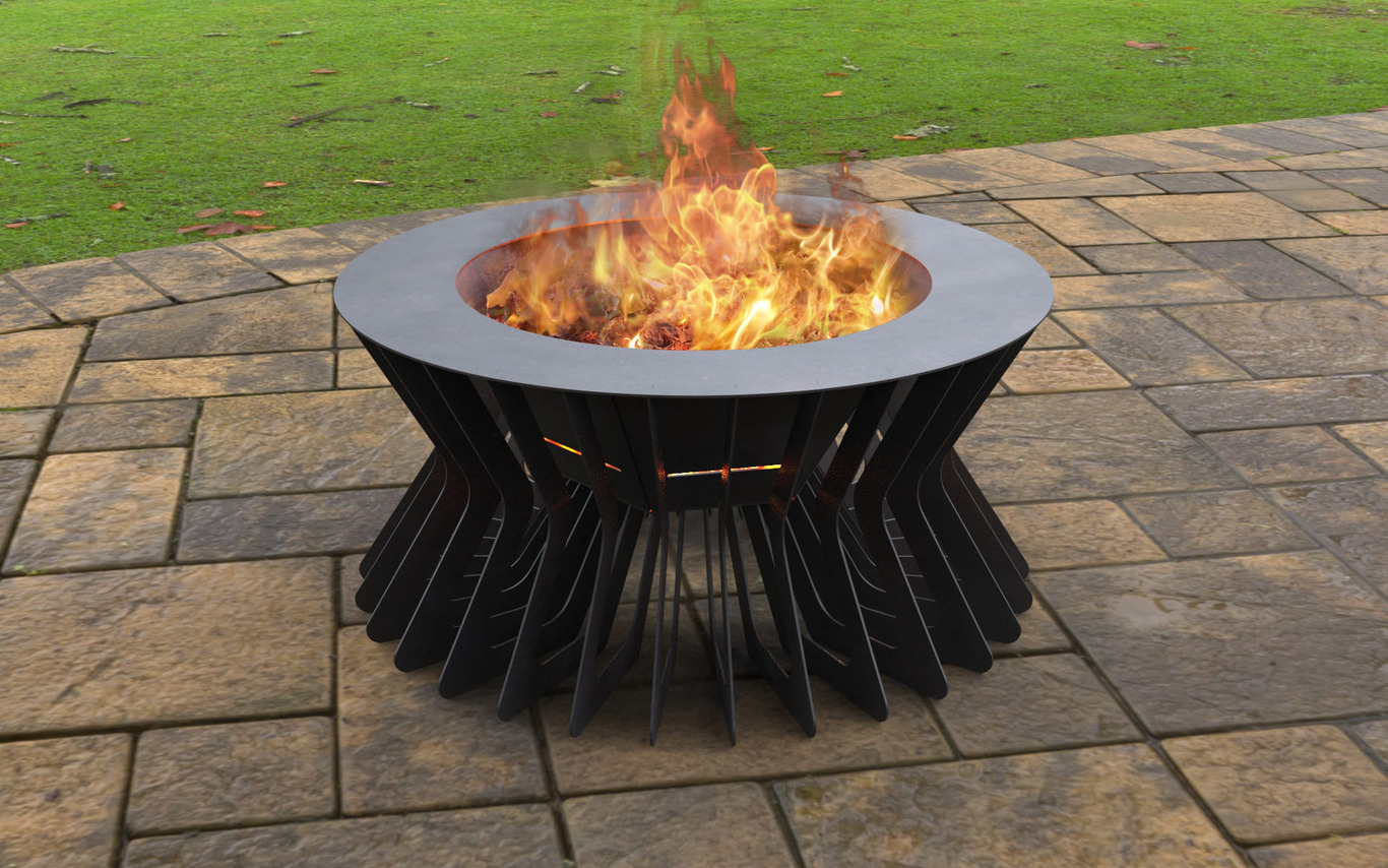Fly Fire Pit. DXF, SVG files for laser, plasma cutting. Фото 2