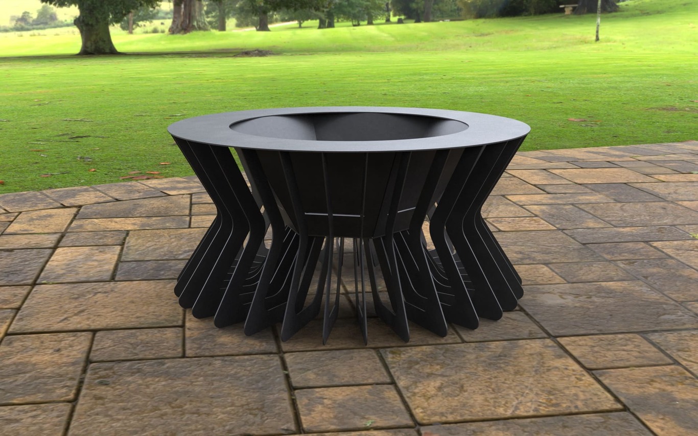 Fly Fire Pit. DXF, SVG files for laser, plasma cutting. Фото 5