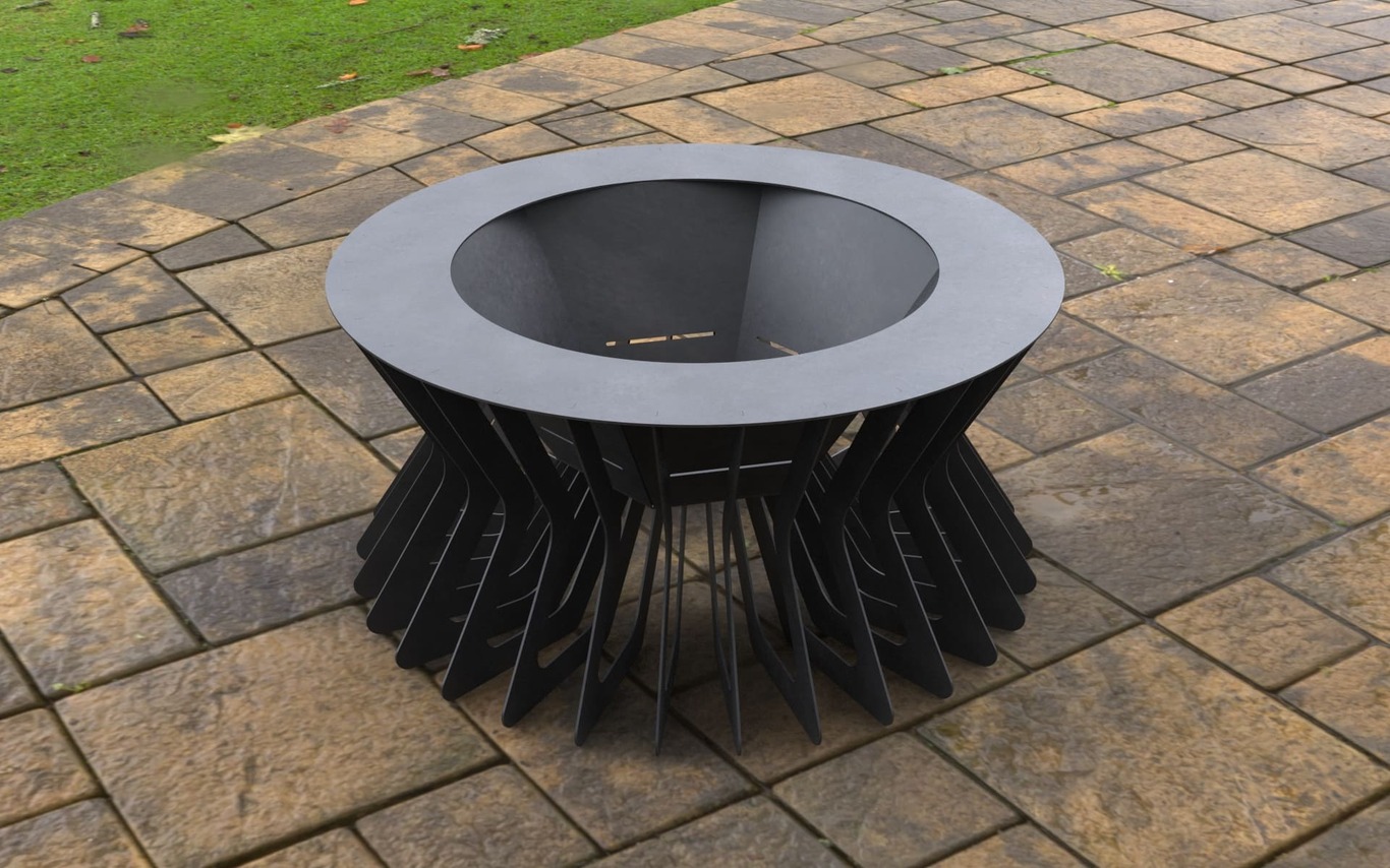 Fly Fire Pit. DXF, SVG files for laser, plasma cutting. Фото 9
