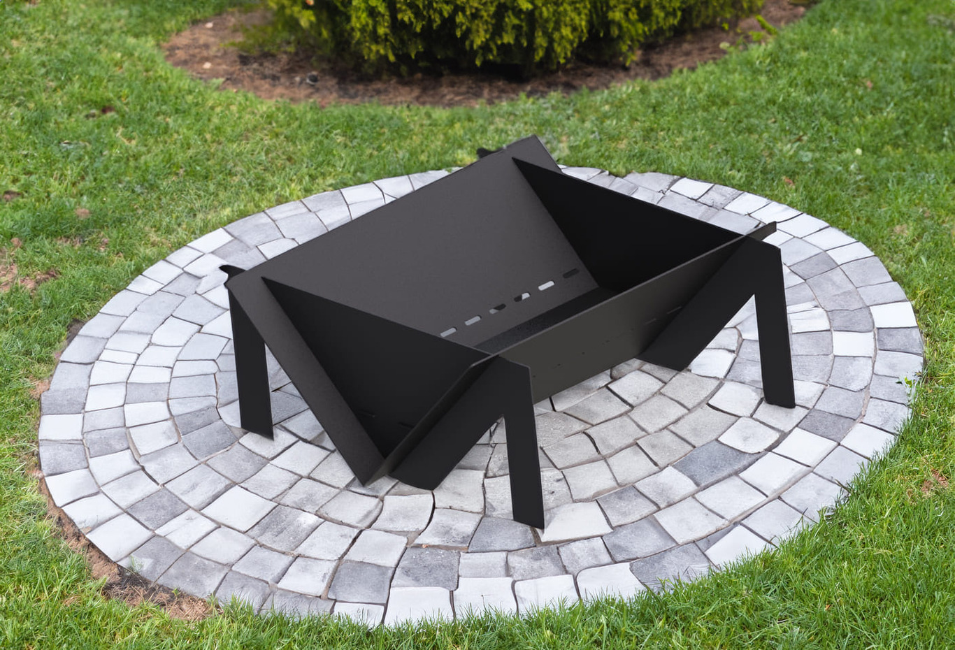 Quadro M 31" Fire Pit. DXF files for laser, plasma cutting. Фото 3