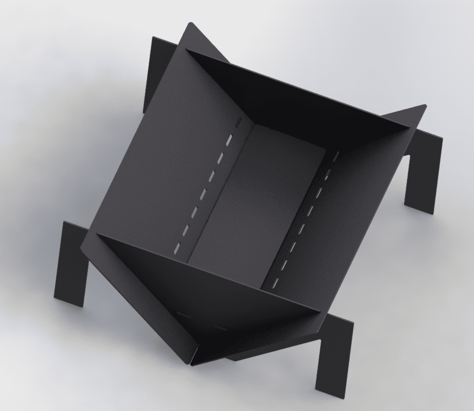 Quadro M 31" Fire Pit. DXF files for laser, plasma cutting. Фото 5