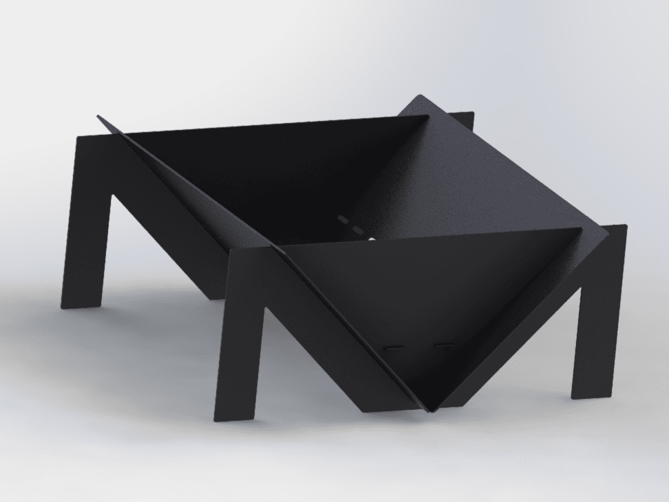 Quadro M 31" Fire Pit. DXF files for laser, plasma cutting. Фото 6