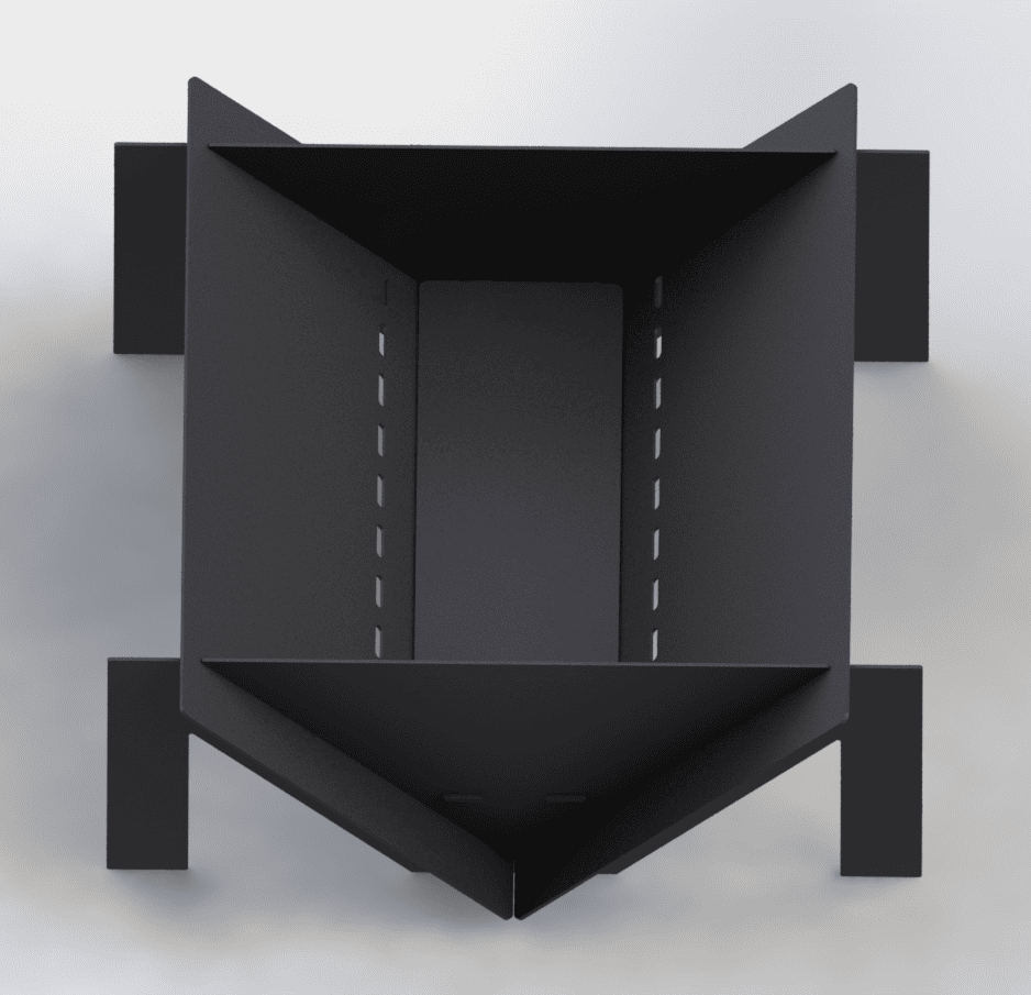 Quadro M 31" Fire Pit. DXF files for laser, plasma cutting. Фото 8