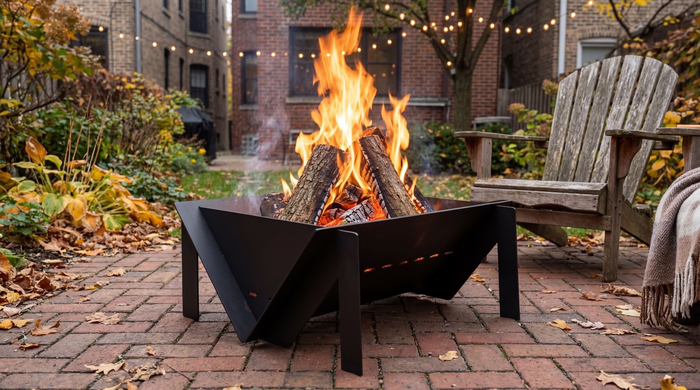 Quadro M 31" Fire Pit. DXF files for laser, plasma cutting. Фото 2