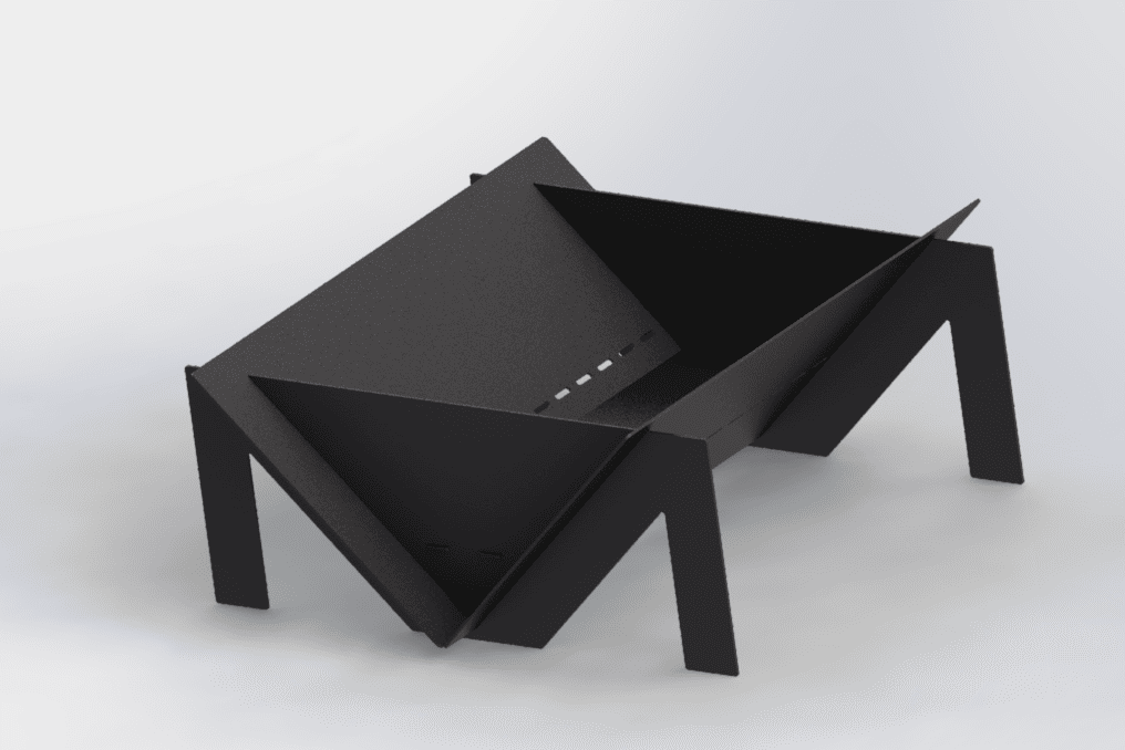 Quadro M 39" Fire Pit. DXF files for laser, plasma cutting. Фото 4