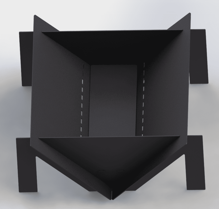 Quadro M 39" Fire Pit. DXF files for laser, plasma cutting. Фото 6