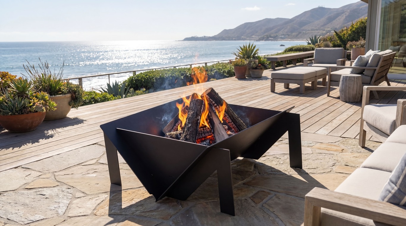 Quadro M 39" Fire Pit. DXF files for laser, plasma cutting