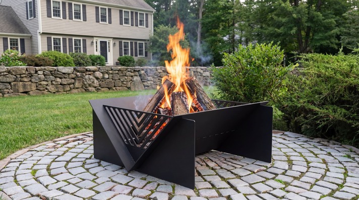 Quadro Line 39" Fire Pit. DXF files for laser, plasma cutting