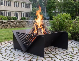 Quadro Line 39" Fire Pit. DXF files for laser, plasma cutting