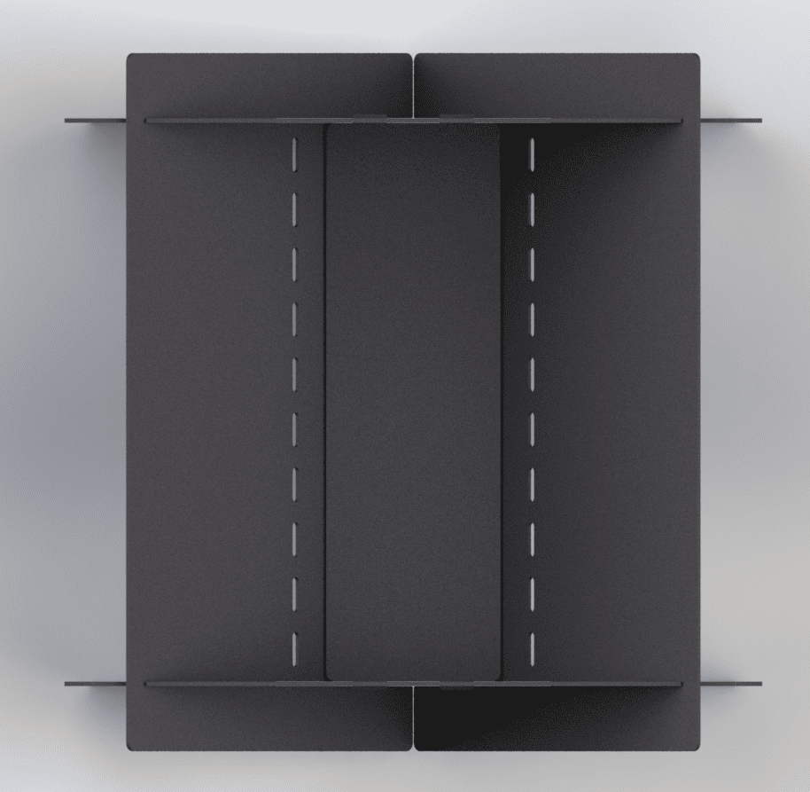 Quadro Light 31" Fire Pit. DXF files for laser, plasma cutting. Фото 5