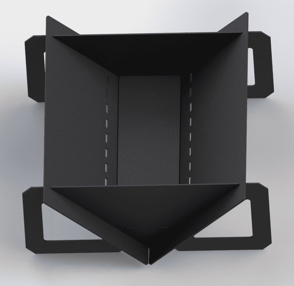 Quadro Light 31" Fire Pit. DXF files for laser, plasma cutting. Фото 7