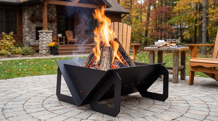 Quadro Light 39" Fire Pit. DXF files for laser, plasma cutting