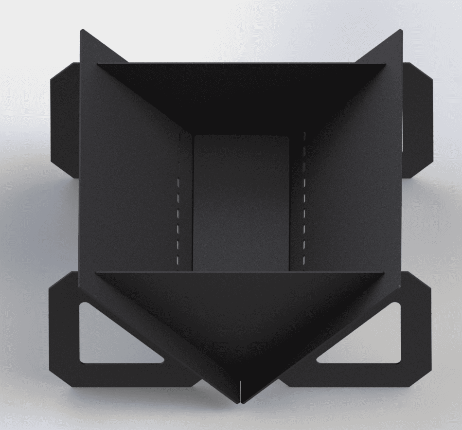 Quadro Light 39" Fire Pit. DXF files for laser, plasma cutting. Фото 5