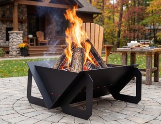 Quadro Light 39" Fire Pit. DXF files for laser, plasma cutting
