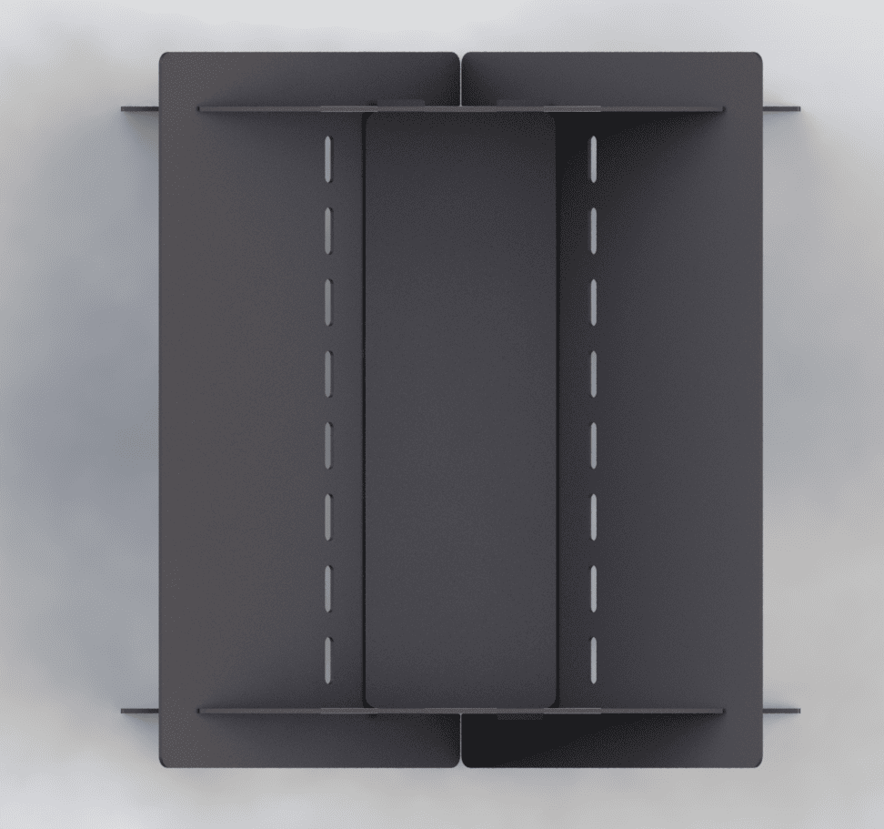 Palenisko ogrodowe Quadro M 600 mm. Pliki DXF do cięcia laserowego i plazmowego. Фото 7