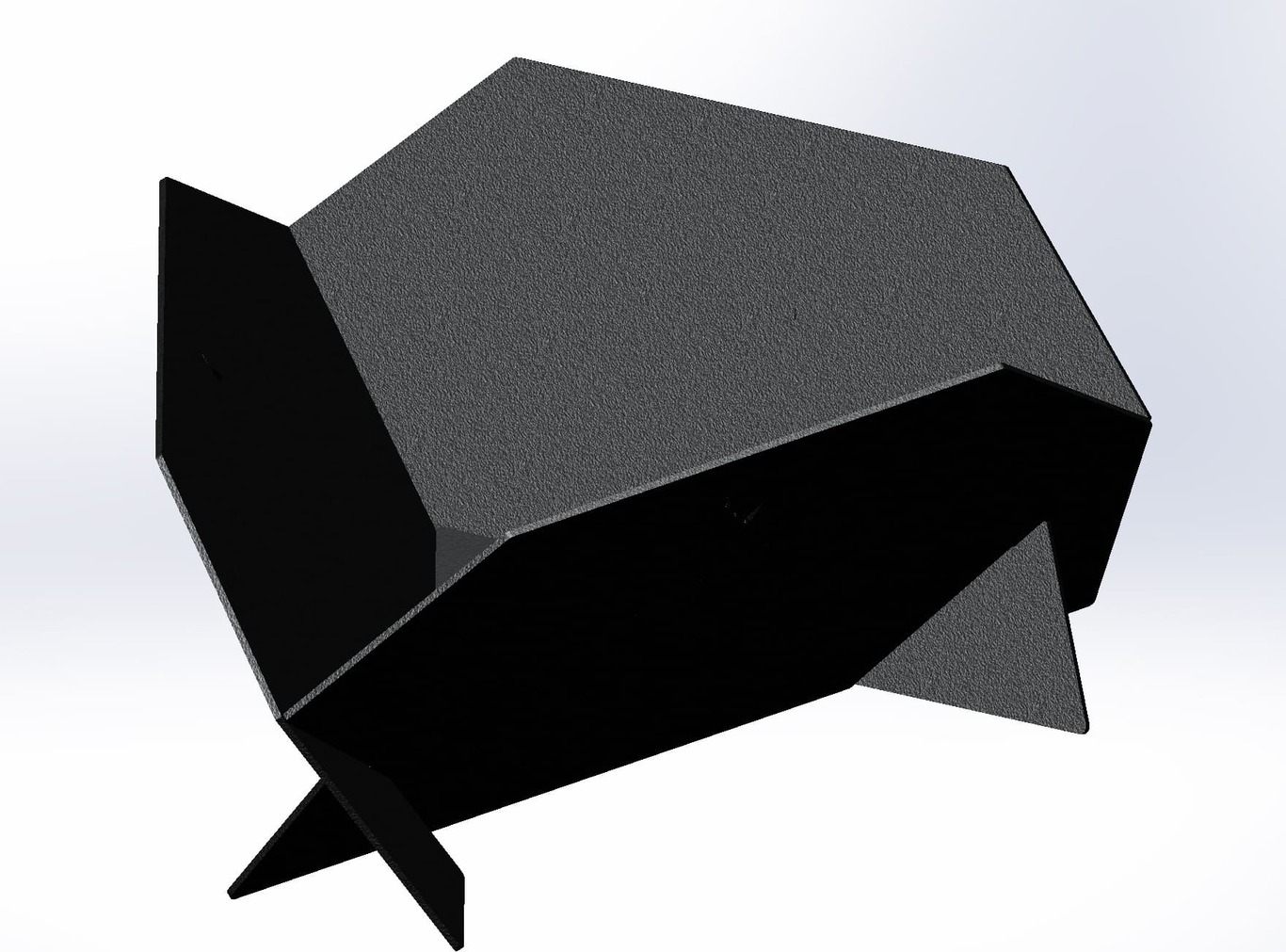 39-Inch Triangular Fire Pit. DXF files for laser, plasma cutting. Фото 4