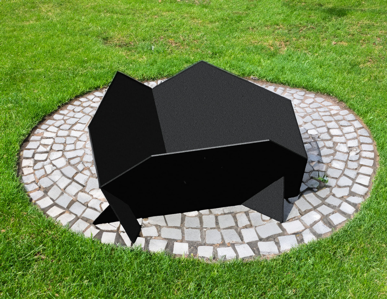 39-Inch Triangular Fire Pit. DXF files for laser, plasma cutting. Фото 2