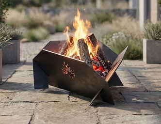 39-Inch Triangular Fire Pit V2. DXF files for laser, plasma cutting