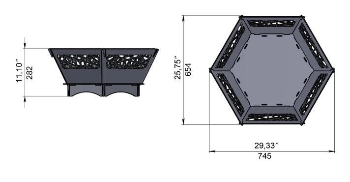 Basi MDF Esagonali 32mm X25 – Taglio Laser AtomicLaserCutDesigns – Per Wargame E Modellismo - copertina