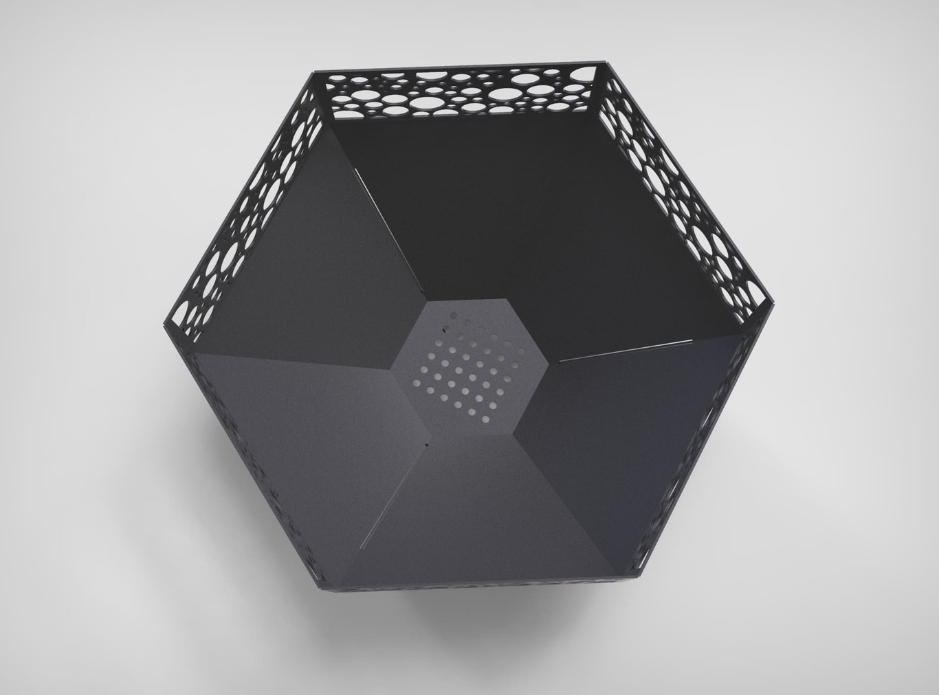 Hexagon Fire Pit V3. DXF files for laser, plasma cutting. Фото 12