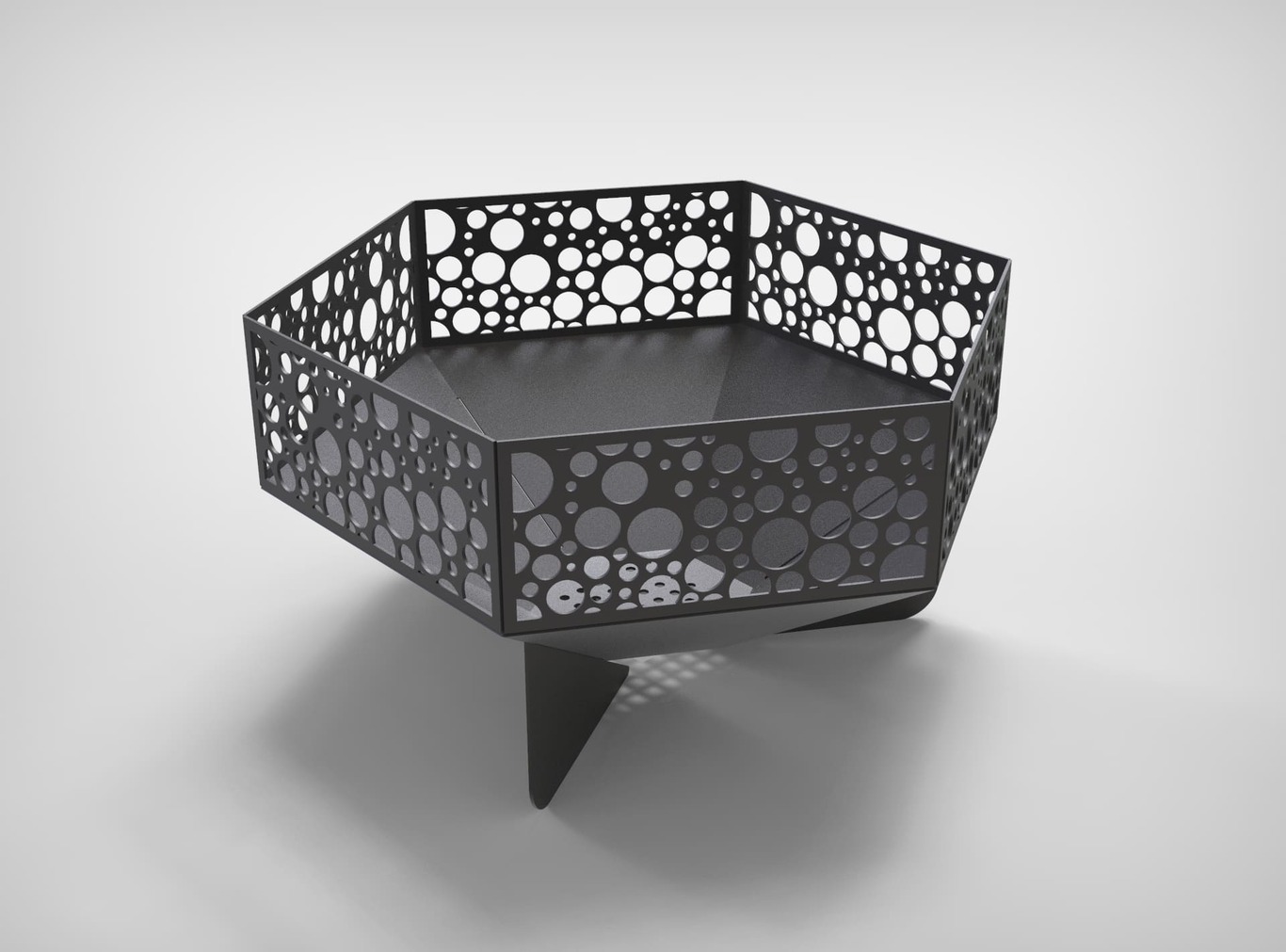 Hexagon Fire Pit V3. DXF files for laser, plasma cutting. Фото 11