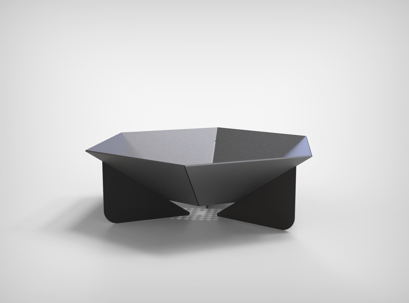 Hexagon Fire Pit V4. DXF files for laser, plasma cutting. Фото 5