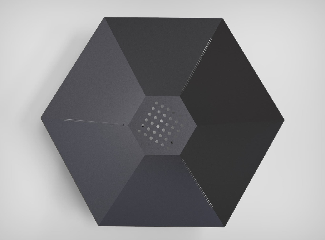 Hexagon Fire Pit V4. DXF files for laser, plasma cutting. Фото 12
