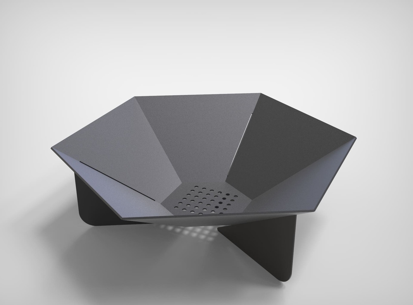 Hexagon Fire Pit V4. DXF files for laser, plasma cutting. Фото 6