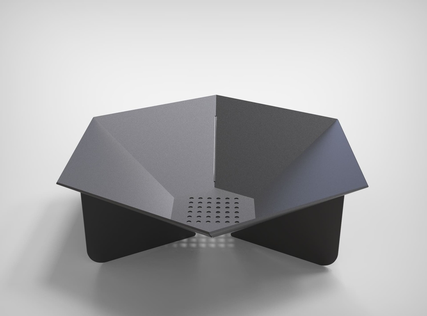 Hexagon Fire Pit V4. DXF files for laser, plasma cutting. Фото 7