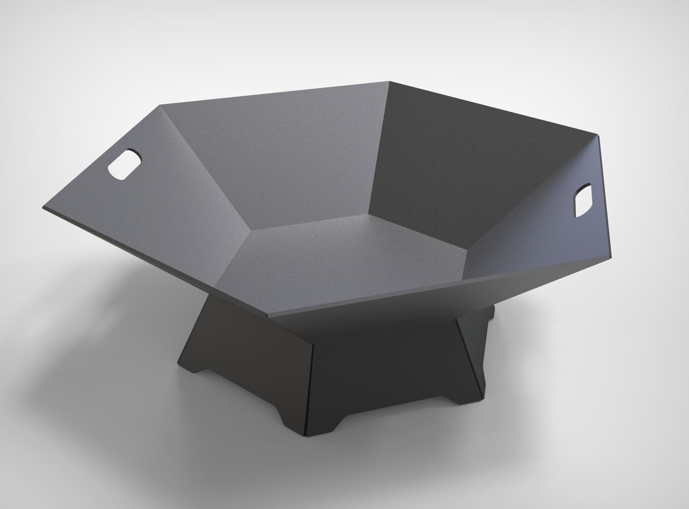 Hexagon Fire Pit V6. DXF files for laser, plasma cutting. Фото 5
