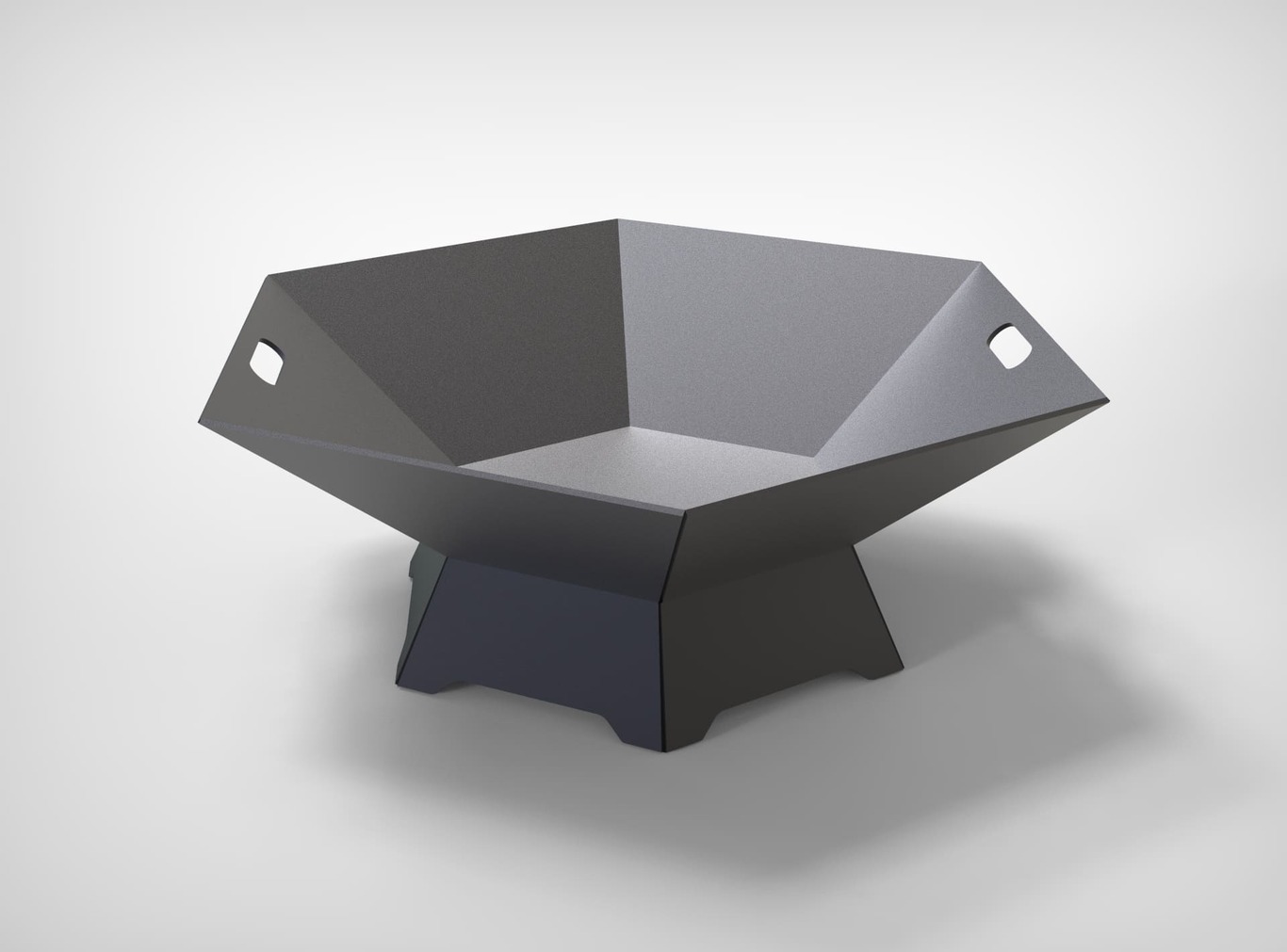 Hexagon Fire Pit V6. DXF files for laser, plasma cutting. Фото 4