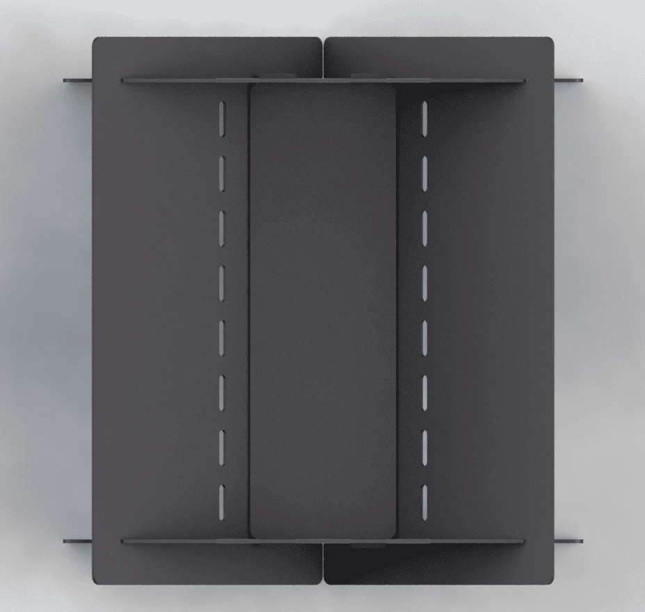 Quadro Line 23" Fire Pit. DXF files for laser, plasma cutting. Фото 7