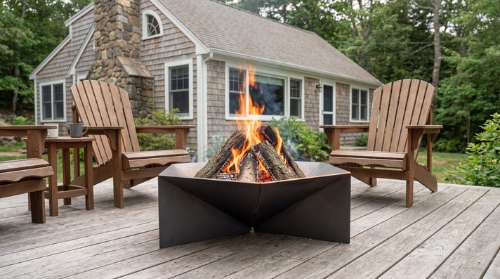Hexagon Fire Pit V7. DXF files for laser, plasma cutting