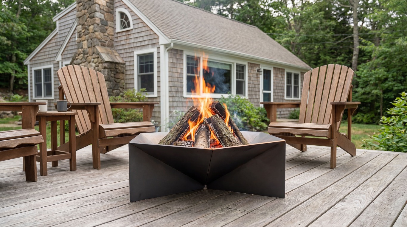 Hexagon Fire Pit V7. DXF files for laser, plasma cutting