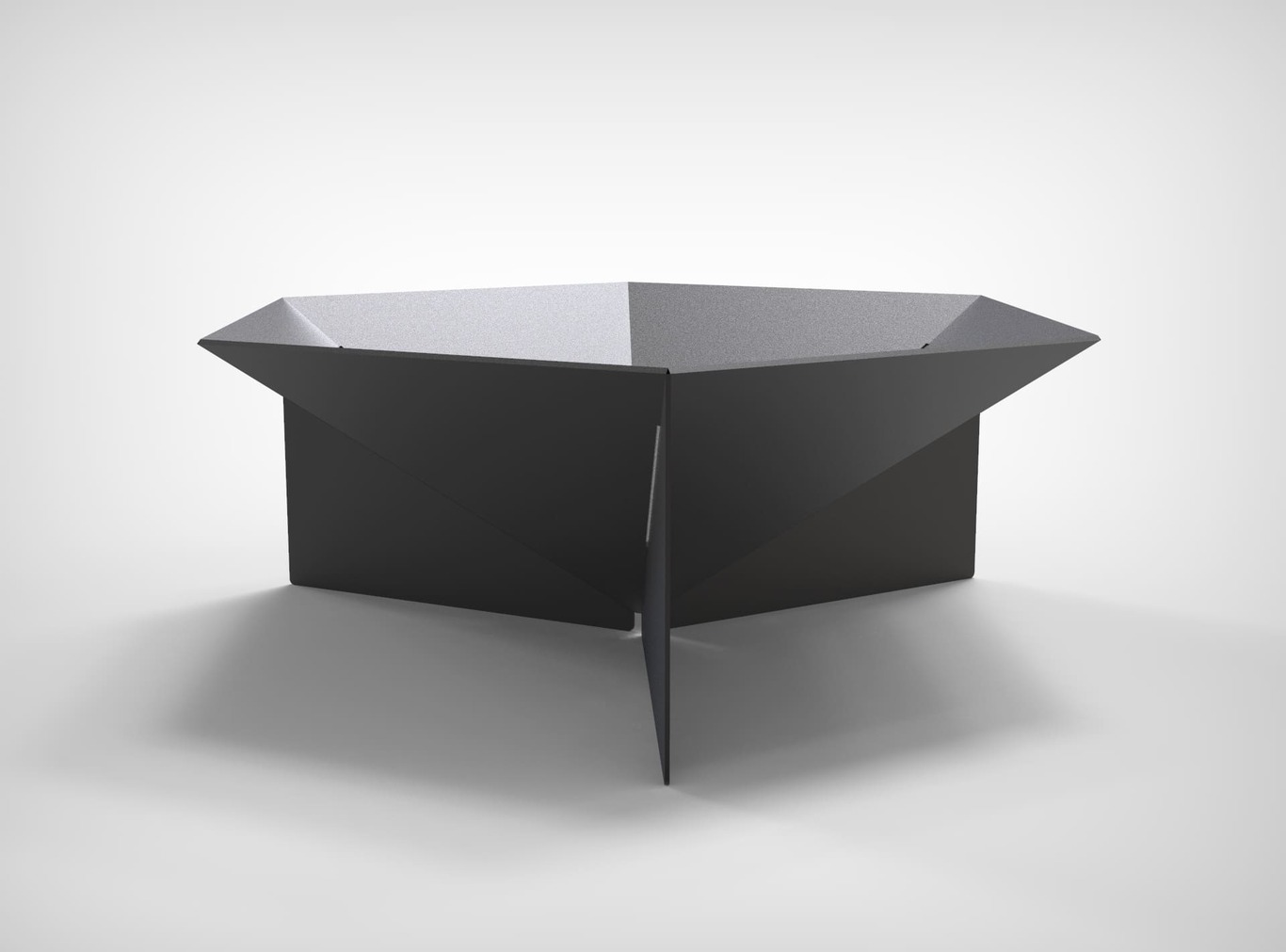 Hexagon Fire Pit V7. DXF files for laser, plasma cutting. Фото 4
