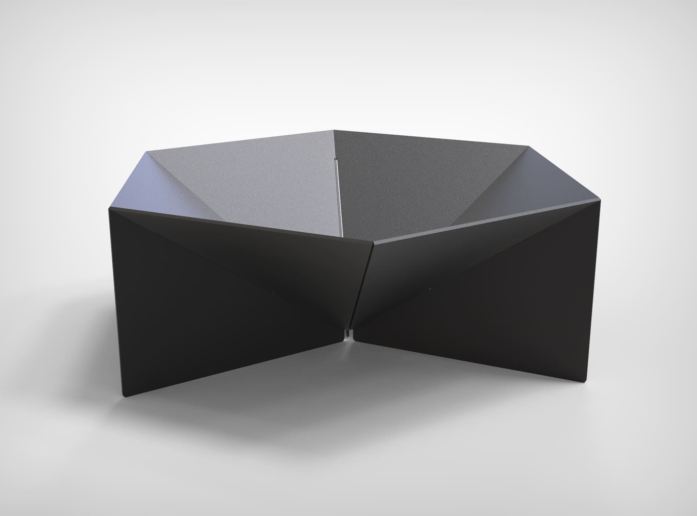 Hexagon Fire Pit V7. DXF files for laser, plasma cutting. Фото 6