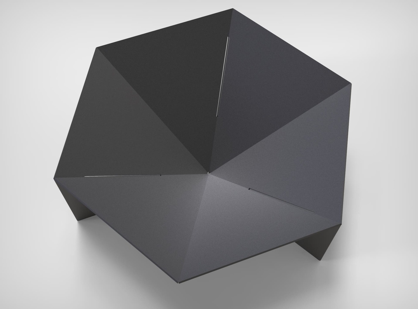 Hexagon Fire Pit V7. DXF files for laser, plasma cutting. Фото 11