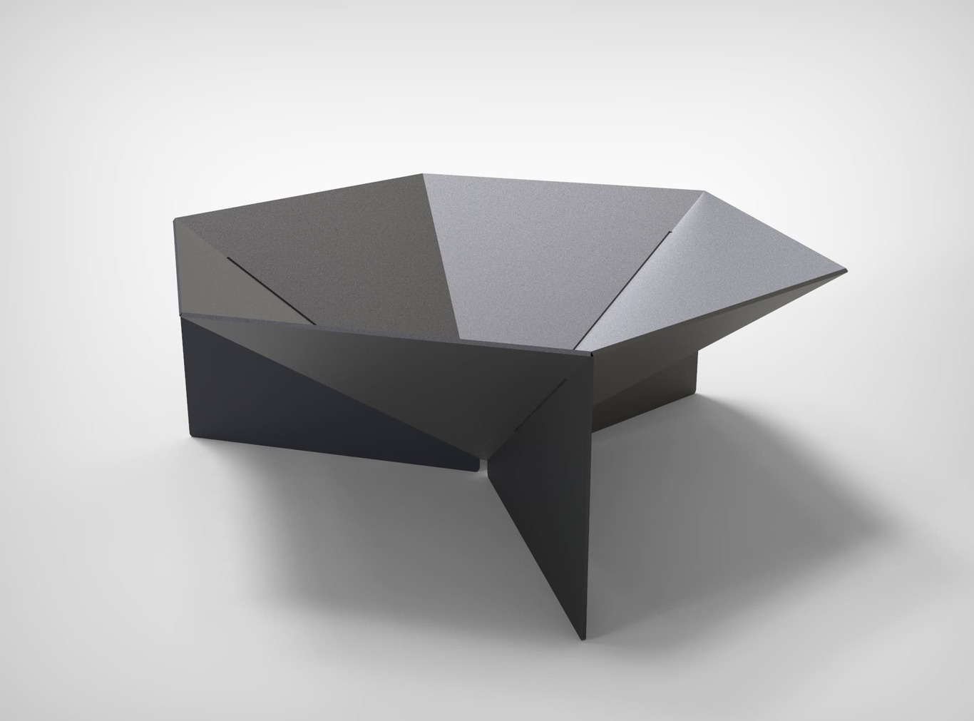 Hexagon Fire Pit V7. DXF files for laser, plasma cutting. Фото 8