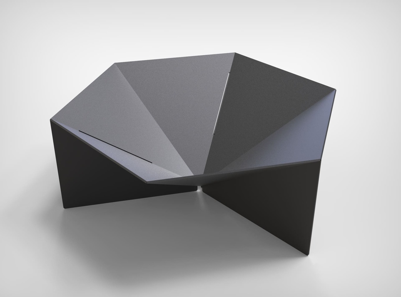 Hexagon Fire Pit V7. DXF files for laser, plasma cutting. Фото 9