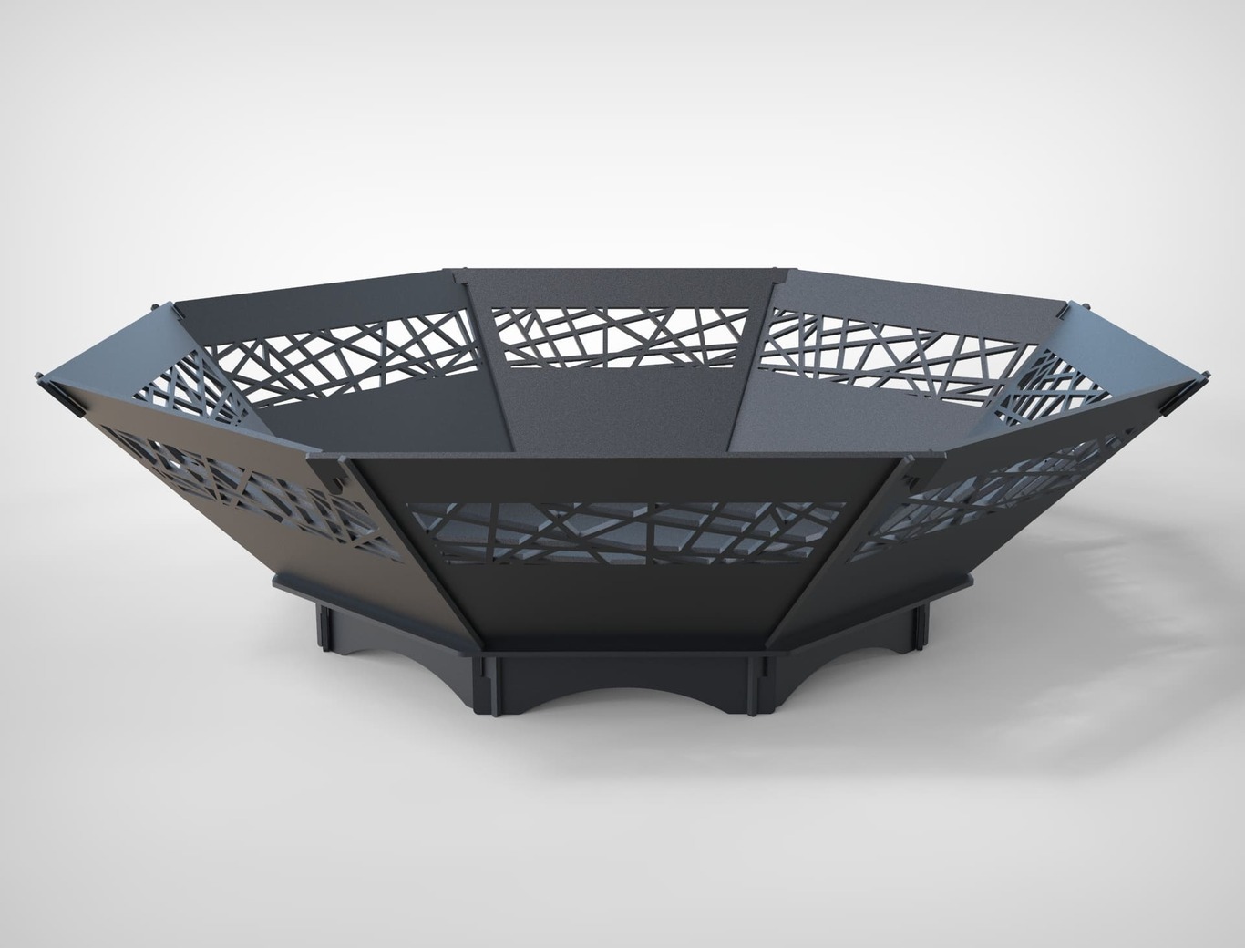 Octagon Fire Pit V1. DXF files for laser, plasma cutting. Фото 4