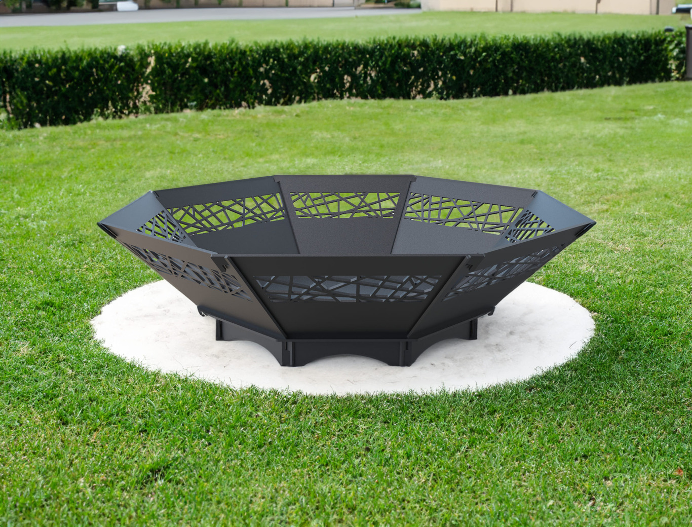 Octagon Fire Pit V1. DXF files for laser, plasma cutting. Фото 2