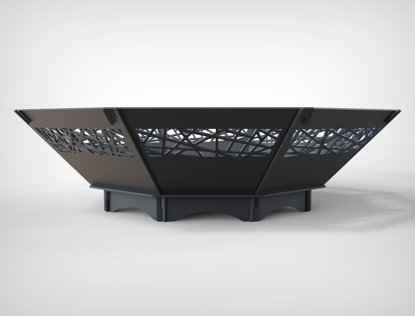 Octagon Fire Pit V1. DXF files for laser, plasma cutting. Фото 5