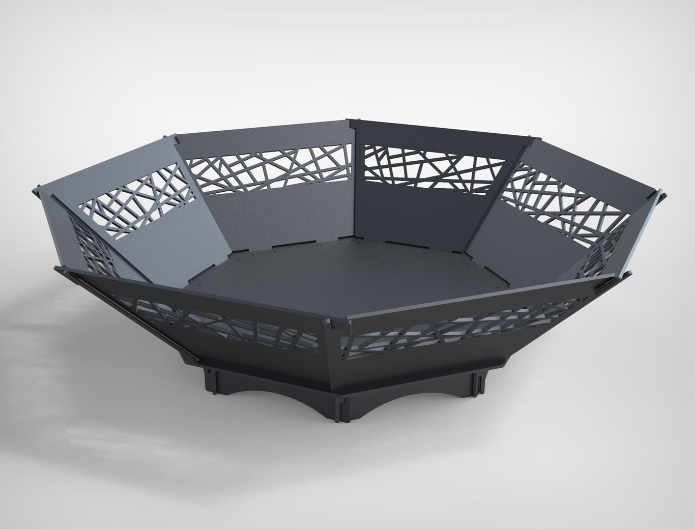 Octagon Fire Pit V1. DXF files for laser, plasma cutting. Фото 7